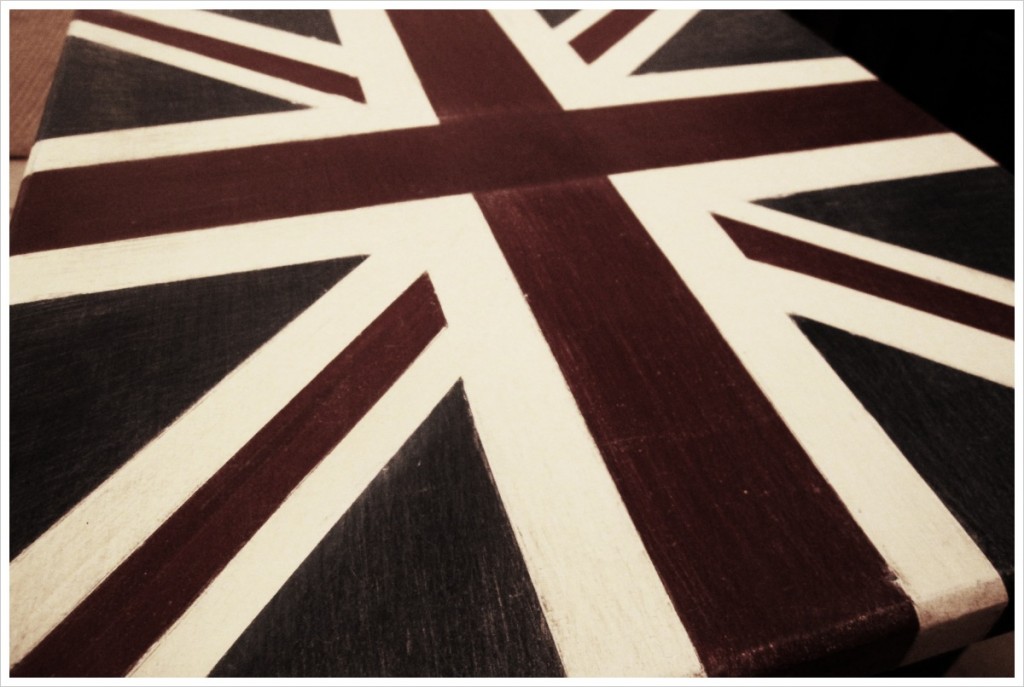 Union Jack Table Top Close Up
