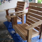Raw Chairs before staining