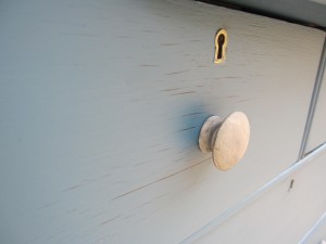Close up of knob & lock