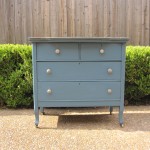 NY Blue Chest of Drawers