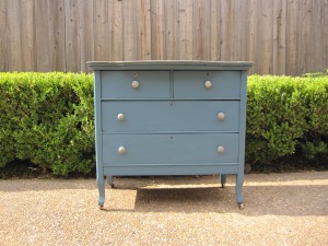 NY Blue Chest of Drawers