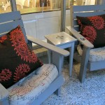 Close up of chairs