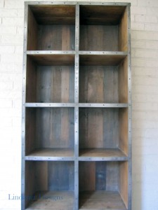 Close up of shelves