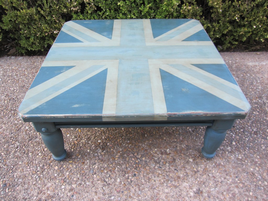 Blue Union Jack Coffee Table