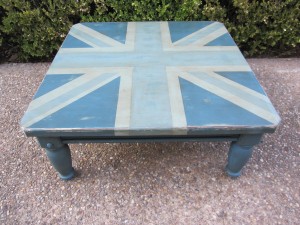 Blue Union Jack Coffee Table