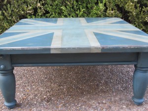 Blue Union Jack Coffee Table