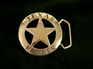 Texas Ranger Belt Buckle